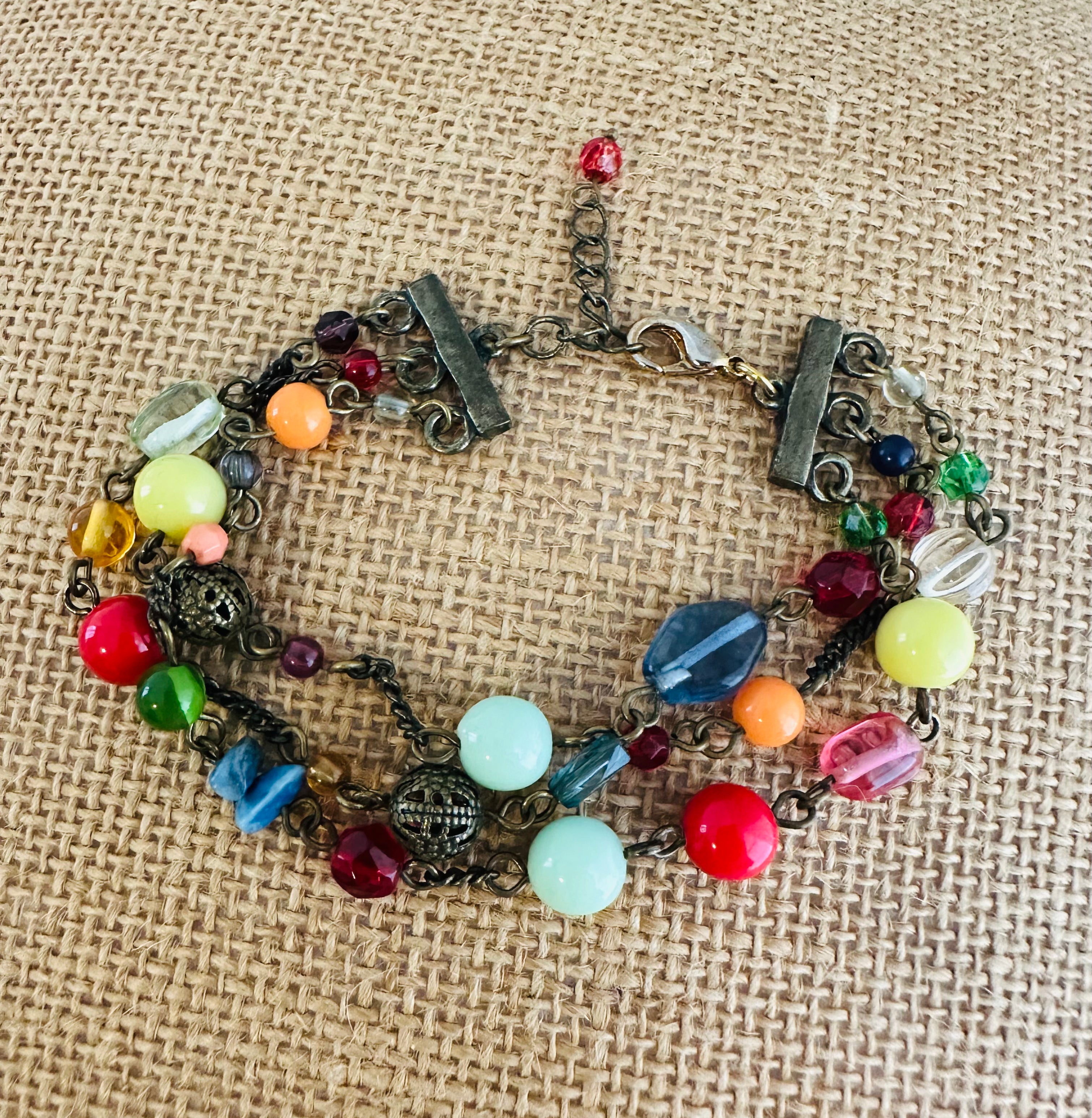 Multi-Color Bead Bracelet 217