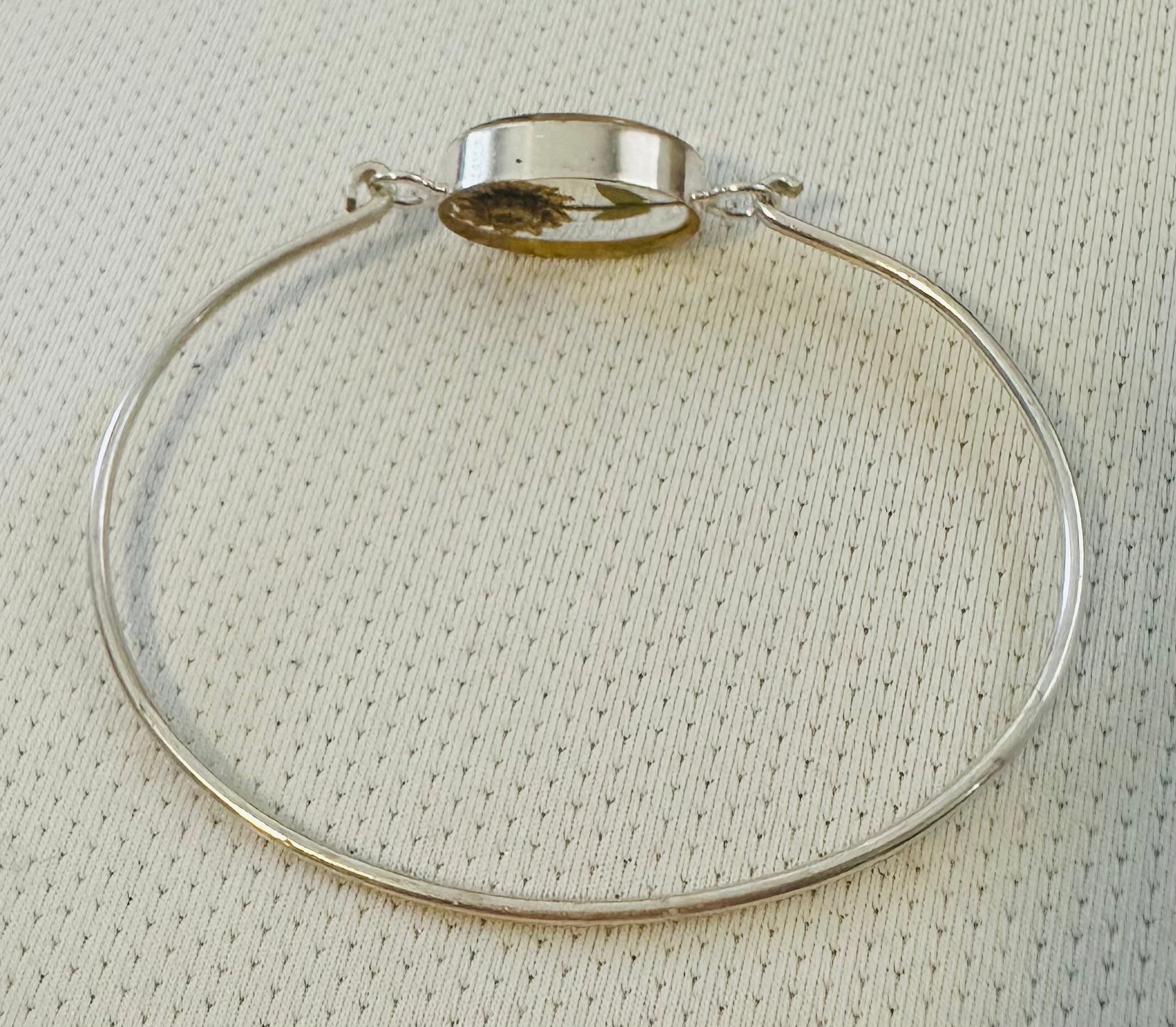 Sterling Silver Sunflower Pendant Bracelet 225