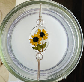 Sunflower Sterling Silver Bracelet 226