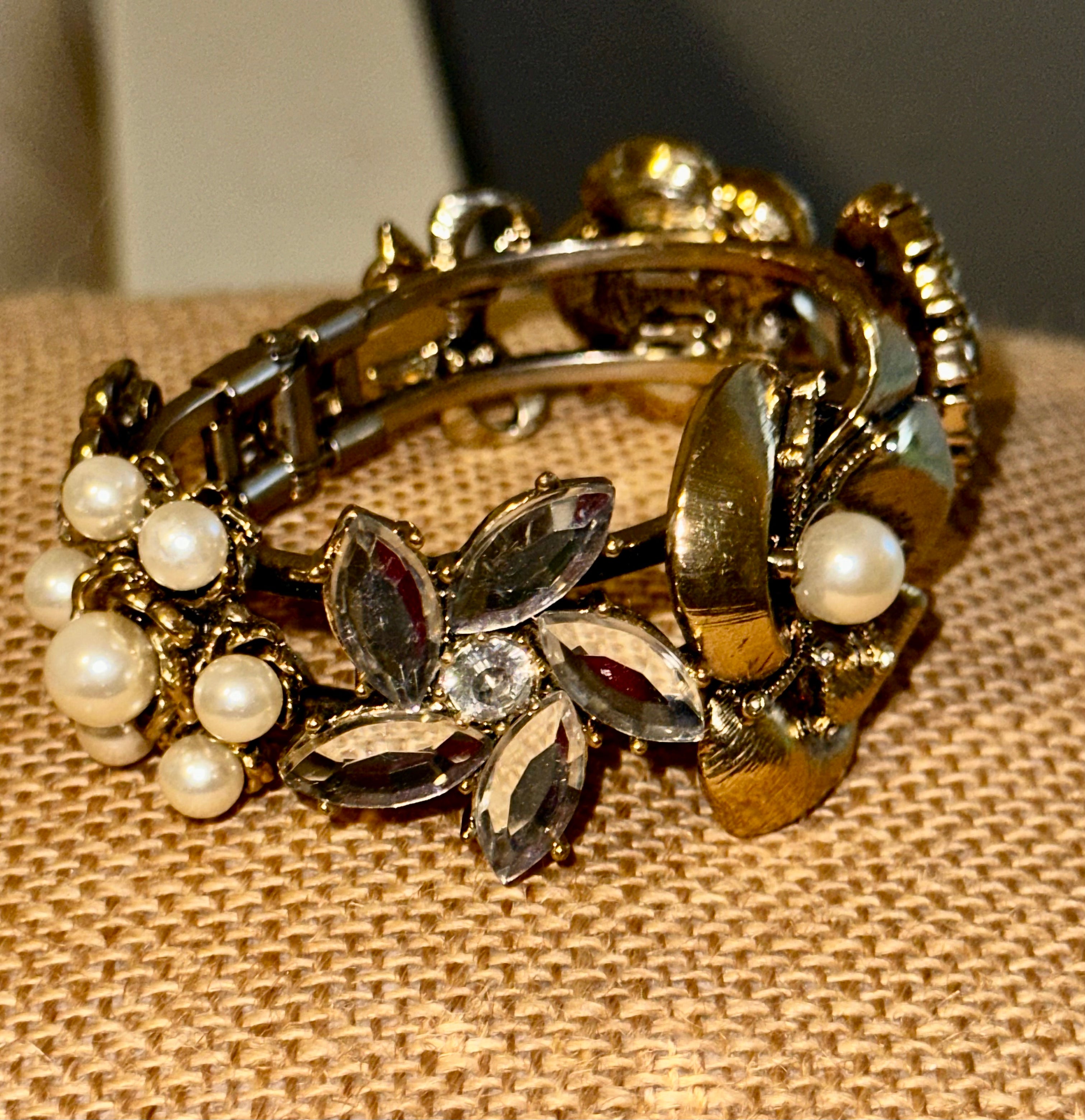 Gold Flower Bracelet 222