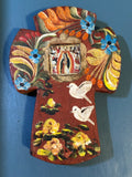 Handmade Guadalupe Cross with Doves 606