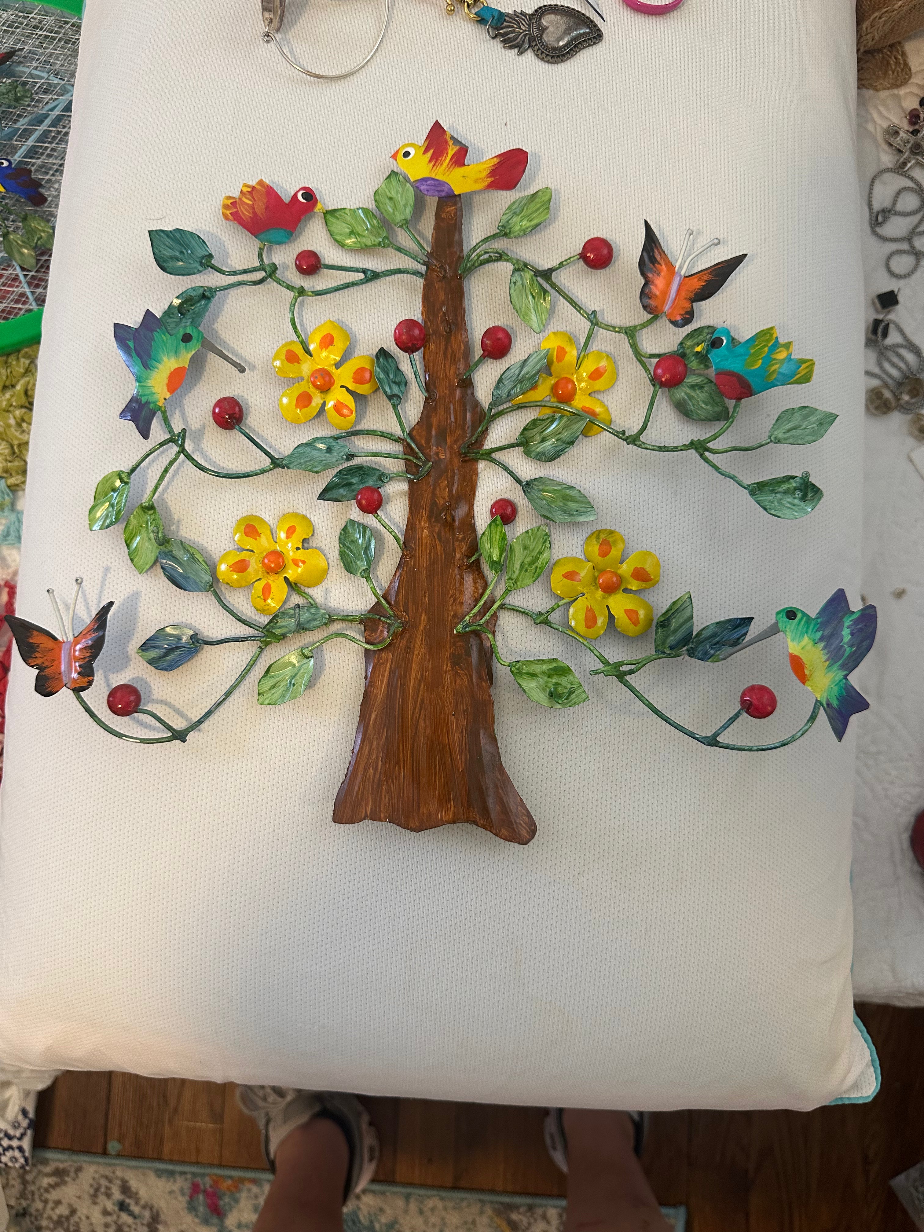 Tree of Life with Yellow Flowers Wall Decor 617